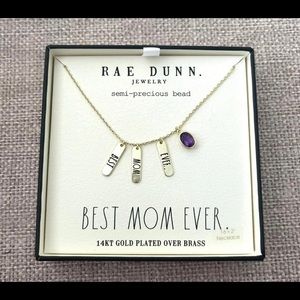 Rae Dunn "BEST MOM EVER" Necklace